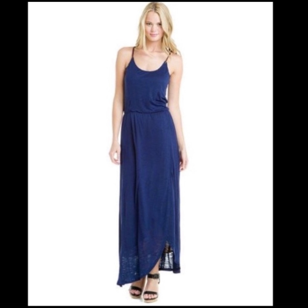 The Addison Story Navy maxi dress